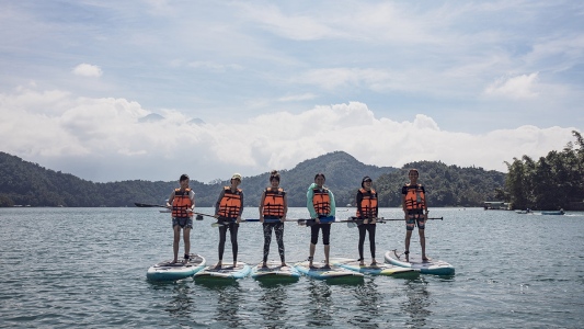 日月潭SUP活動